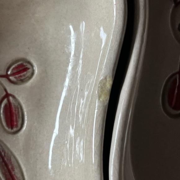 Cleminson's Galagray Ware Hearts & Fans Shape Complete Lazy Susan - Picture 7 of 13